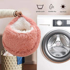 Soft Cat Cave Bed - 2 in 1 Pet Sleeping Cushion