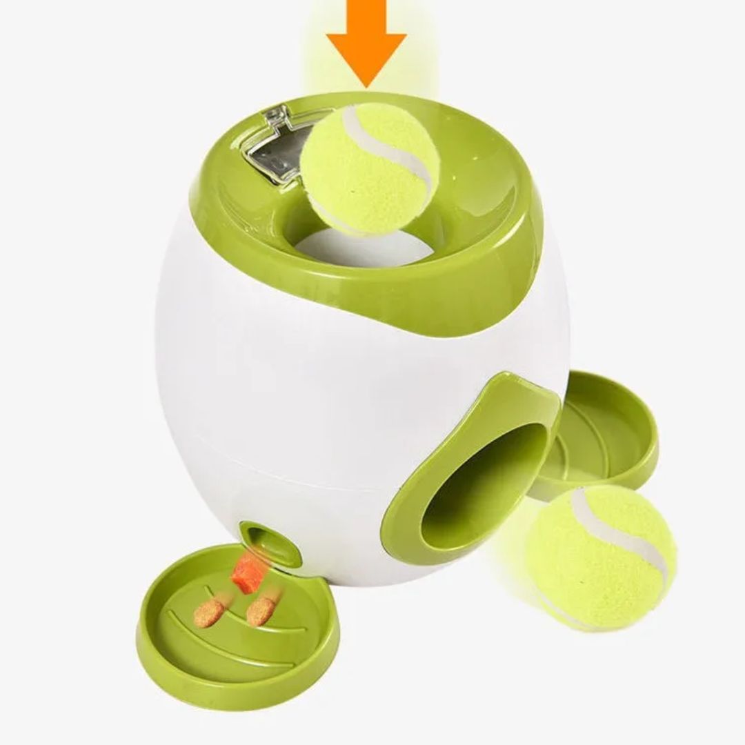 Interactive Pet Ball Launcher for Dogs & Puppies – Slow Feeder & Training Machine