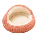 Soft Cat Cave Bed - 2 in 1 Pet Sleeping Cushion
