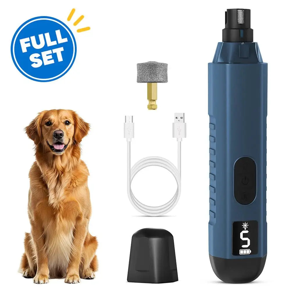 Low noise dog nail grinder