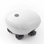 

White and pink pet massager for relaxation